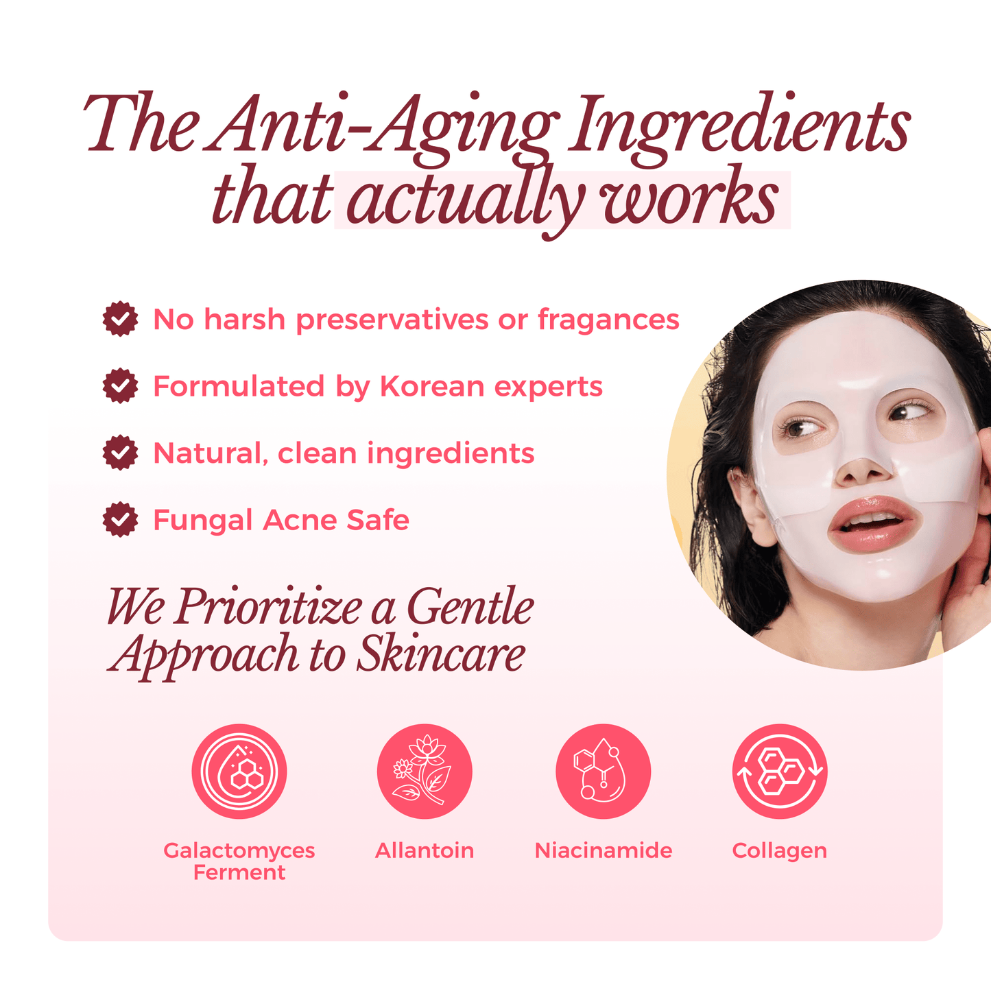 Collagen Glow Up Mask 2.0 - 90 Day Supply (8 Masks + 4 FREE!)