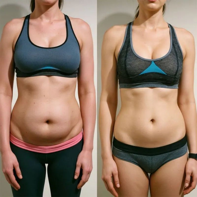 Antes y después abdomen - Transformación 3